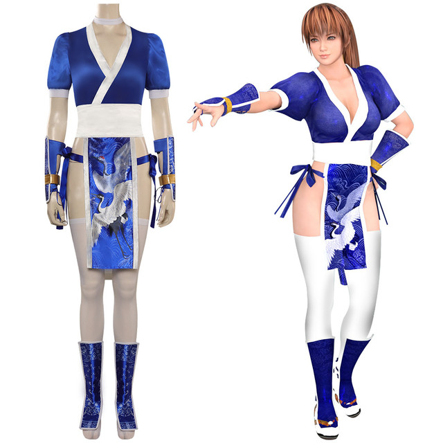 Anime Game Dead or Alive KASUMI Cosplay Costume For Girls Dress Set  Fantasia Halloween Carnival Party Women Disguise Clothes - AliExpress